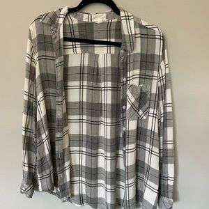 Black and white flannel
